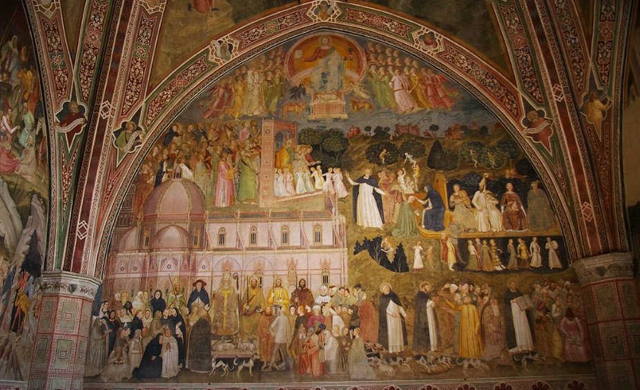 Frescoe inside the Spanish Chapel
