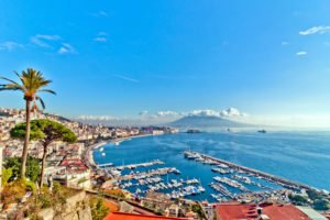 view of Naples from Posillipo hill view of Naples from Posillipo hill