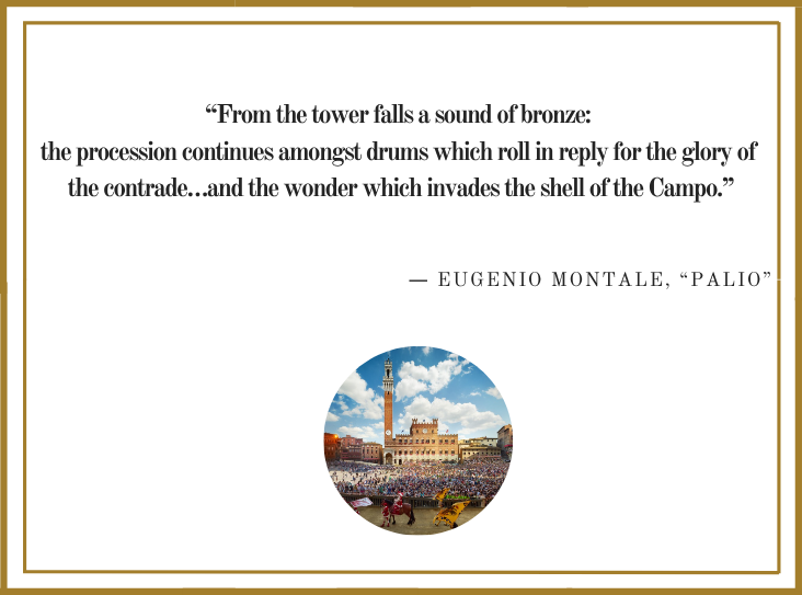 Eugenio Montale, “Palio”