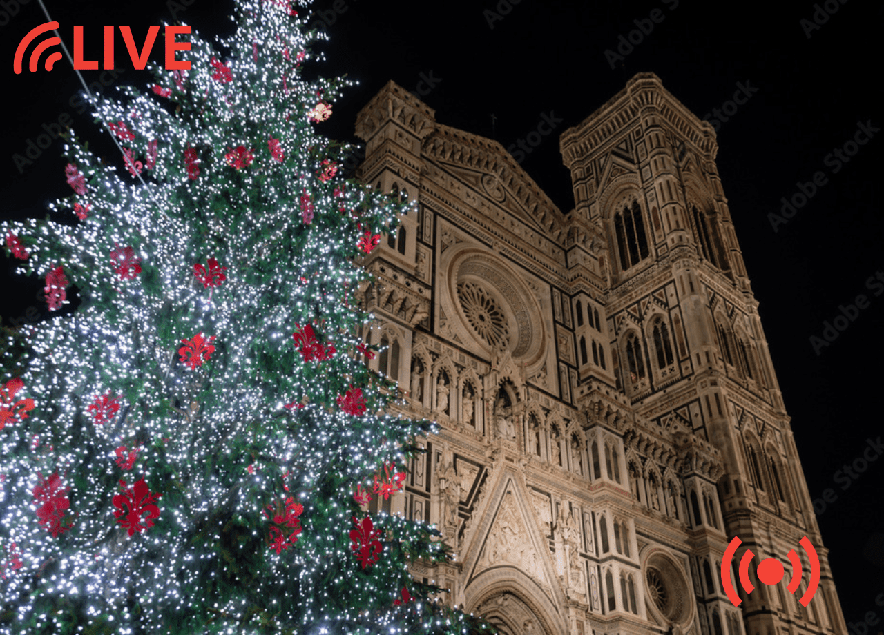 POP-UP LIVE STREAM TOUR | "Christmas Lights in Florence, Italy"