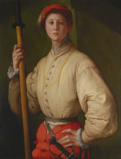 "The Halberdier" by Pontormo