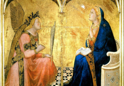 "Annunciation" by Ambrogio Lorenzetti