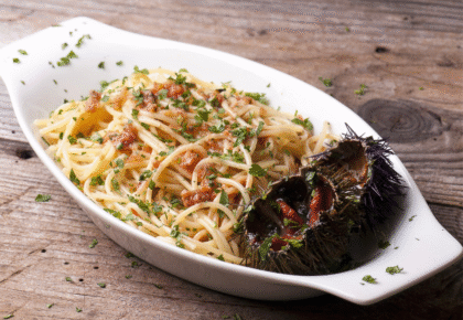Spaghetti ai Ricci di Mare (Spaghetti with Sea Urchin)