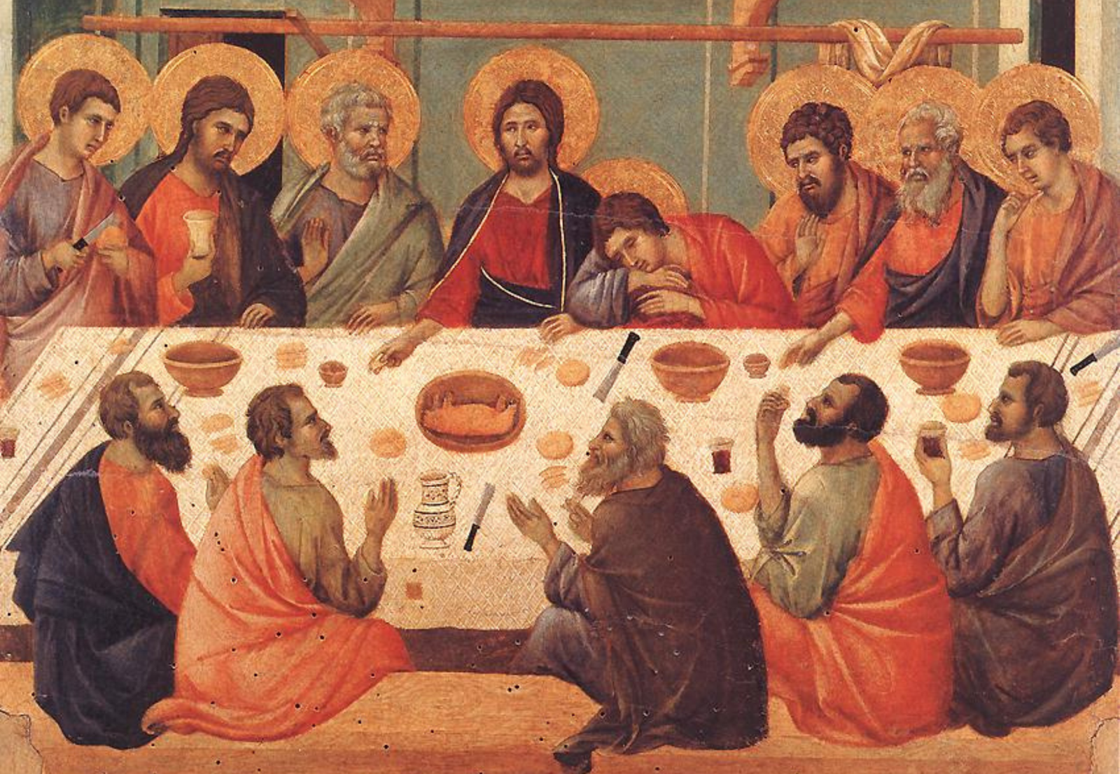 "Last Supper" by Duccio (from the "Maestà")