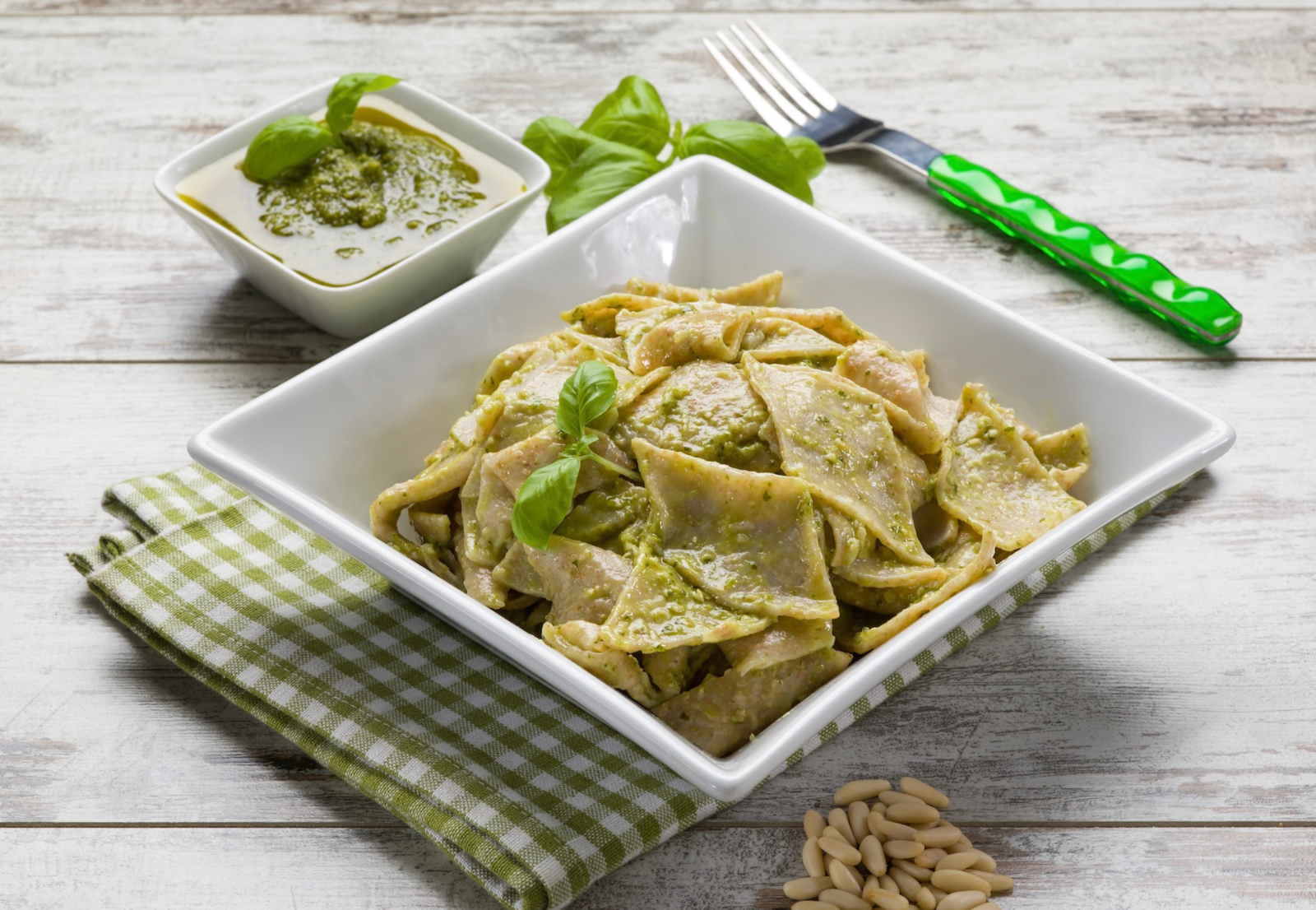 Testaroli con Pesto