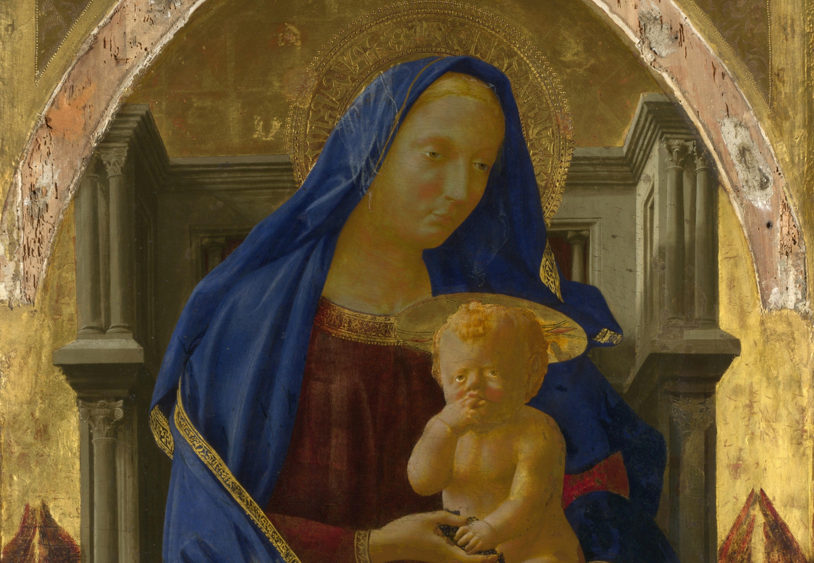 "Madonna and Child" by Masaccio