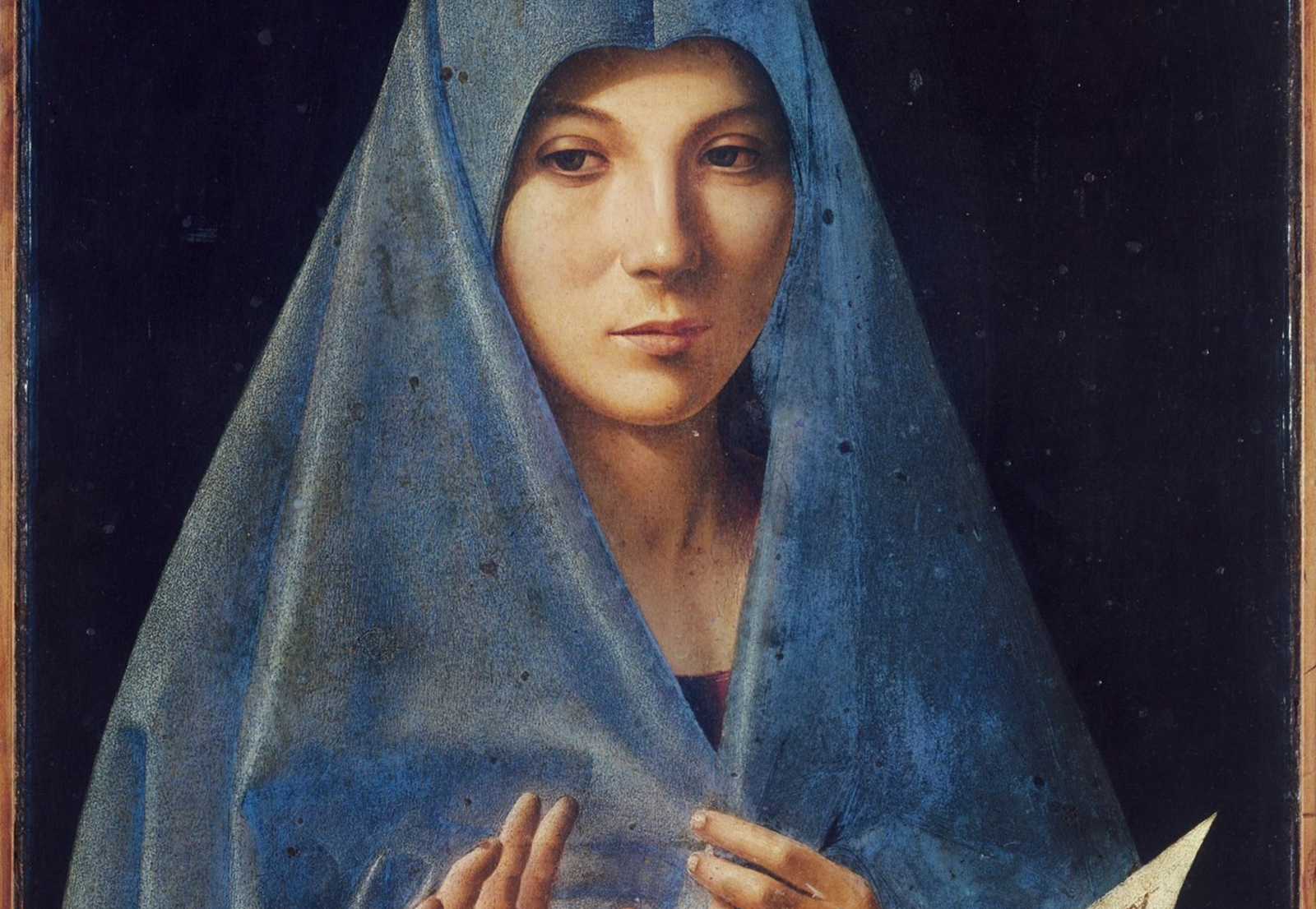 "Virgin Annunciate" by Antonello da Messina, Palermo